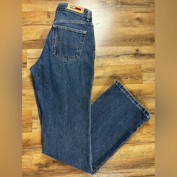 WOMENS VINTAGE HGH RISE TOMMY HILFIGER BOOTCUT JEANS - Picture 5 of 13